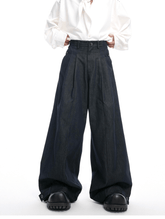 Vintage Heavyweight Raw Denim Wide - Leg Jeans - COPPING THREADS - ArguE CulturE